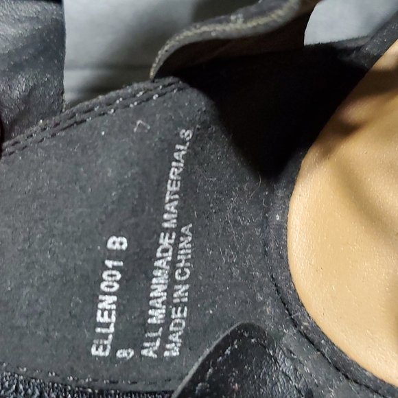 CHARLOTTE Russe lace up chunky heels w/Zipper in back .size 8 - Picture 6 of 6